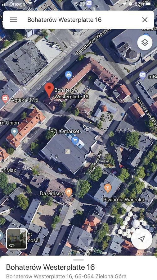 Apartament Centrum 锡隆纳葛拉 外观 照片